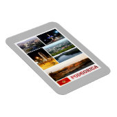 Podgorica - Montenegro - mozaïek - Magneet (Rechterzijde)