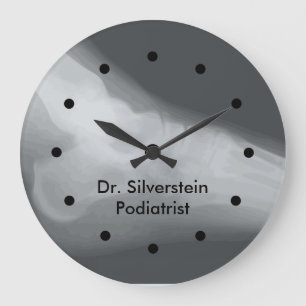 Podiatre Office Pied X Ray Horloge À Thème