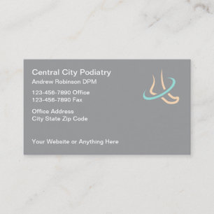 Podiatrist Foot Doctor Kantoor Medical Visitekaartje