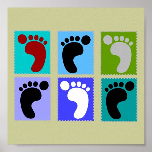 Podiatrist Popart Art Poster (Voorkant)