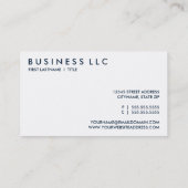 podiatrist X-RAY Visitekaartje (Achterkant)