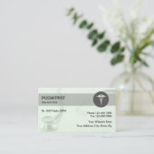 Podiatriste moderne Carte de visite Médicale (Debout devant)