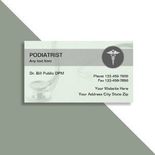 Podiatriste moderne Carte de visite Médicale