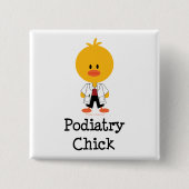 Podiatry Chick Button (Voorkant)