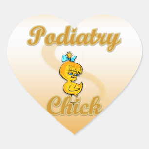 Podiatry Chick Hart Sticker