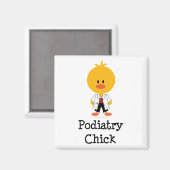 Podiatry Chick Magnet Magneet (Voorkant / Achterkant)
