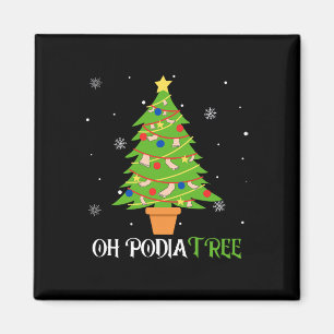 Podiatry kerstboom podiatrist voet medisch als magneet