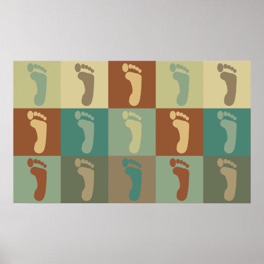 Podiatry Pop Art Poster (Voorkant)