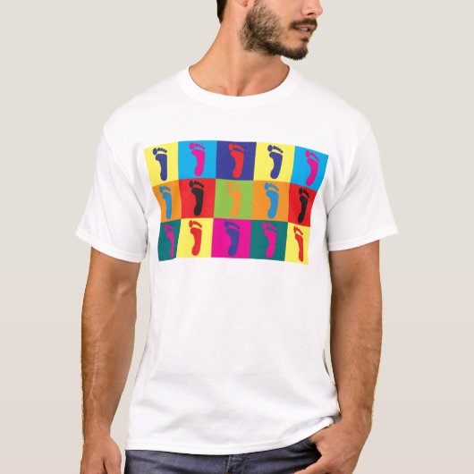 Podiatry Pop Art T-shirt (Voorkant)