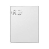 Podle Dog Cartoon Notitieblok (Gedraaid)