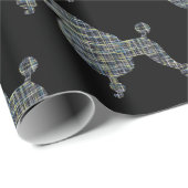 Podle Dog Yellow & Blue Grid Cadeaupapier (Rol Hoek)