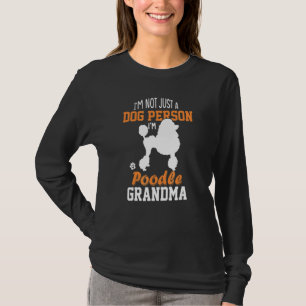 Podle Grandma Cute Poodle Dog Moederdag T-shirt