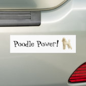 Podle — Puppy Clip Bumpersticker (Op auto)