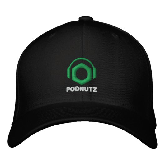 Podnutz Casquette brodé Big Logo (lettres blanches (Devant)