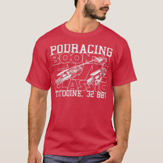 Podracing Scifi Futuristische Racing Retro T-shirt