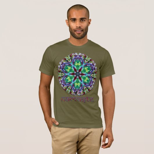 Pods Namaste Kaleidoscope T-shirt (Devant entier)