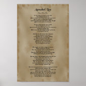 Poe, Annabel Lee Poster (Voorkant)