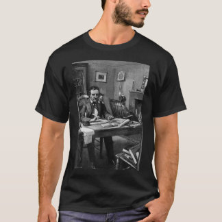 Poe Black CatVintage Cat Lover Edgar Allan Poe T-shirt
