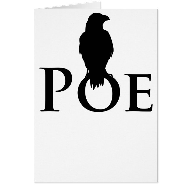 Poe Edgar Allan Poe et le Corbeau (Devant)