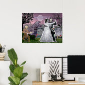 Poe en Annabel Lee Eternally Poster (Thuiskantoor)