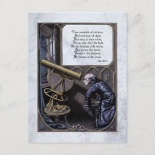 Poe "Evenor Star" Steampunk Victorian Carte postal