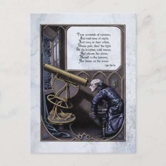 Poe "Evenor Star" Steampunk Victorian Carte postal (Devant)