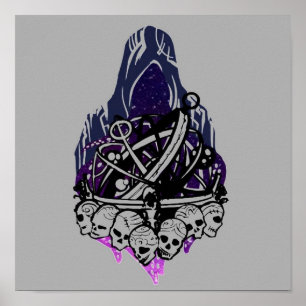 POE Headhunter Shaper Atlas Poster