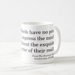 Poe Quote on Words Koffiemok