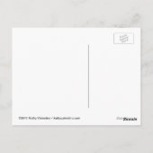 Poe Raven Gothic Briefkaart (Achterkant)