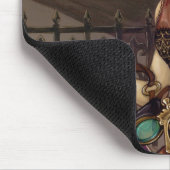 Poe - steampunk fairy Mousepad Muismat (Hoek)