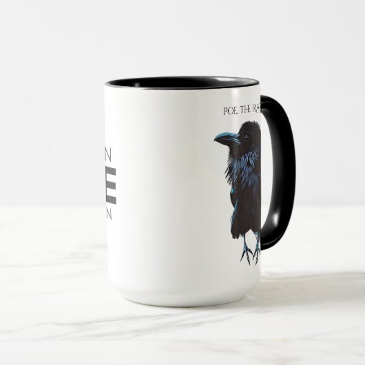 Poe the Raven Mug Mok (Voorkant rechts)