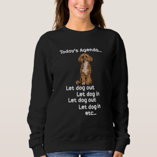 Poedel abrikoos bruine hond grappige leuke leuke h trui