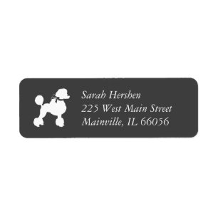 Poedel Baby shower Puppy Etiket