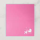 Poedel Baby shower Roze (Buitenkant ongevouwen)