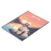 Poedel bij het meer notitieboek (Linkerzijde)