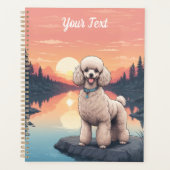 Poedel bij het meer planner (Voorkant)