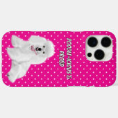 Poedel Case-Mate iPhone Case (Achterkant (horizontaal))