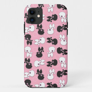 Poedel Cuties op Roze - Aanpassen iPhone 11 Hoesje