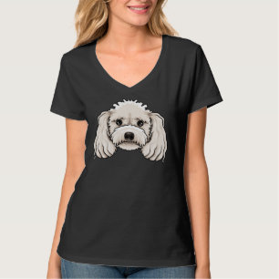 Poedel Dog Animal Head Schattige Poedel Hondenlief T-shirt