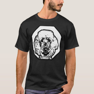 Poedel dragen bril slimme intellectuele hond bree t-shirt