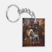 poedel halloween eng sleutelhanger (Voorkant Links)