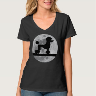 Poedel Hond Nachtmaan Poedel Liefhebber T-shirt