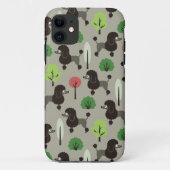 Poedel in het park Case-Mate iPhone case (Achterkant)
