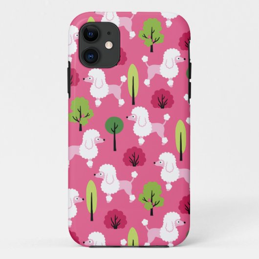 Poedel in het park Case-Mate iPhone case (Achterkant)