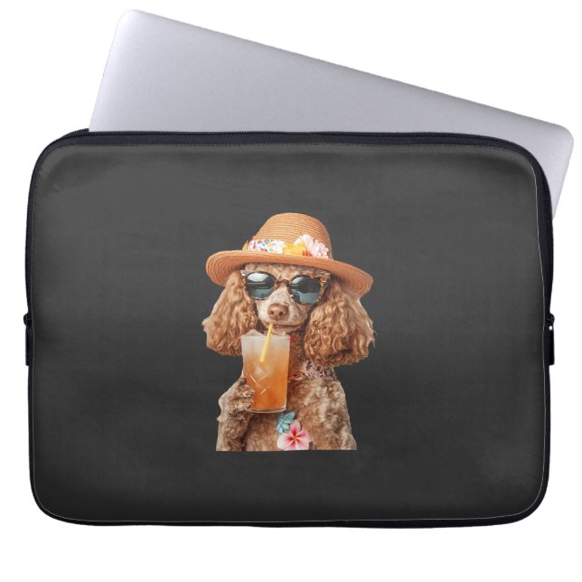 Poedel Laptop Sleeve (Voorkant)