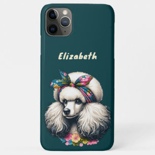 Poedel Liefde Kleurrijke Bandana Theme Dierenvrien iPhone 11 Pro Max Hoesje