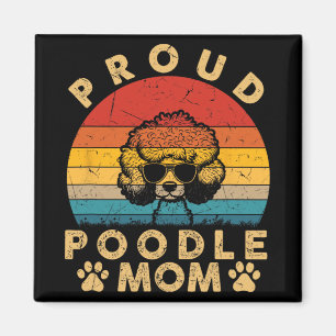 Poedel mam geschenken ik hou van mijn hond mam mam magneet