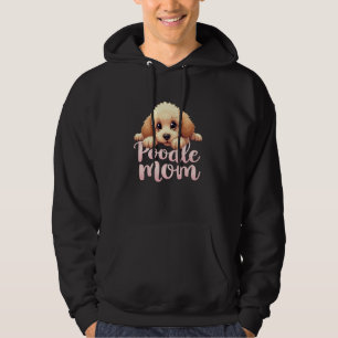 Poedel Mam Hond Poedel Mama Schattigee Puppy Hoodie