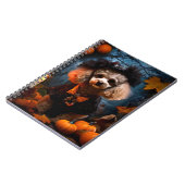 Poedel op Halloween feest Notitieboek (Linkerzijde)