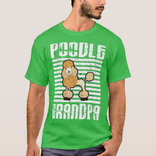 poedel opa trotse honden t-shirt